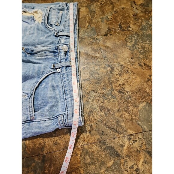 Rag & Bone Women's Cut Off‎ Distressed Denim Jean Shorts Blue Size 28 (A21) - Picture 6 of 8